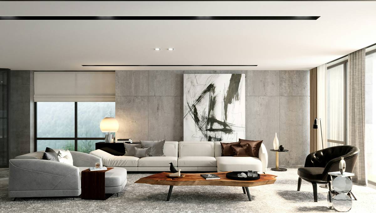 Ergonomic smart sofa with adaptive lumbar support and integrated charging ports